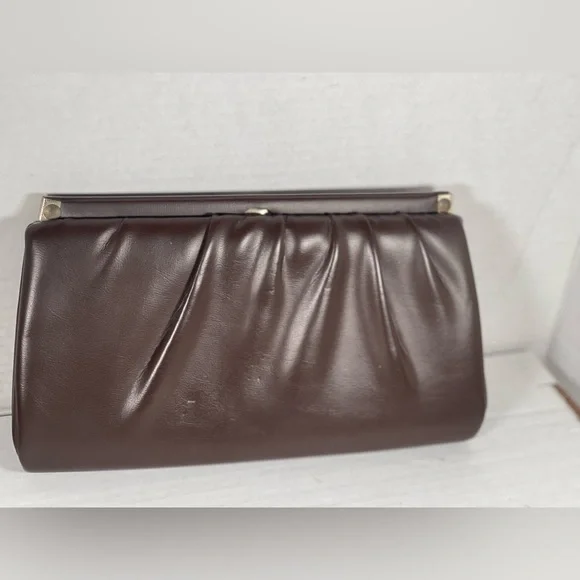Vintage brown clutch wallet - Picture 2 of 5